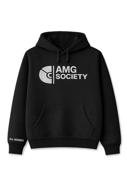 AMG Society Hoodie — Onyx Black