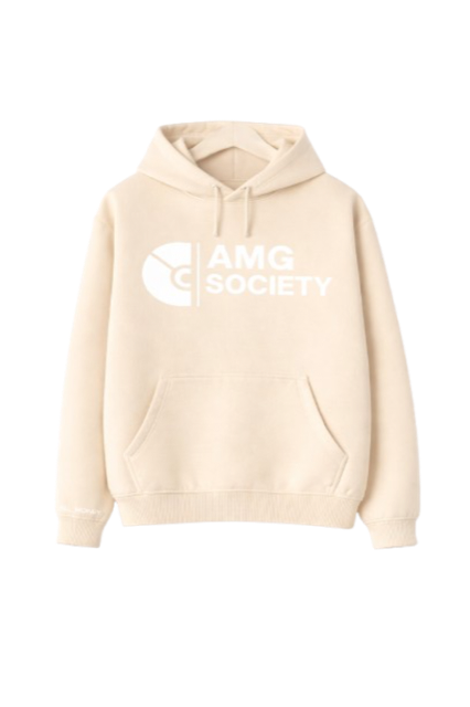 AMG Society Hoodie — Cream