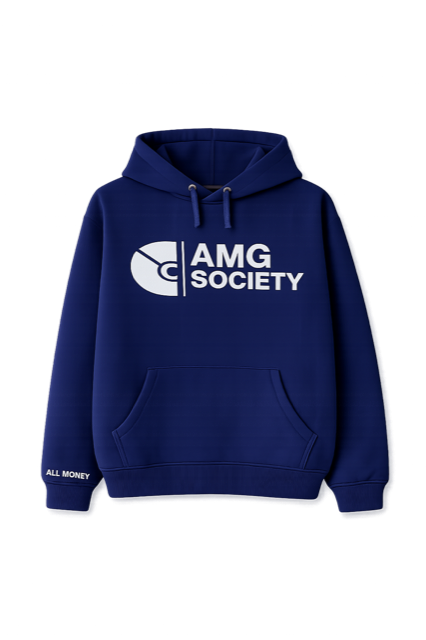AMG Society Hoodie — Midnight Navy