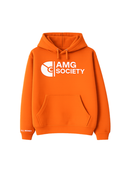 AMG Society Hoodie — Blaze Orange