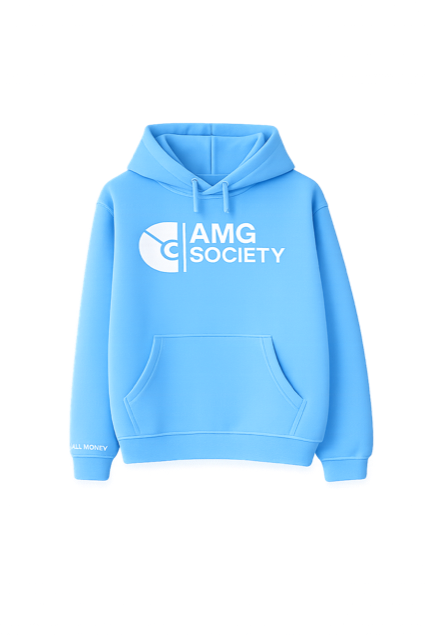 AMG Society Hoodie — Carolina Blue