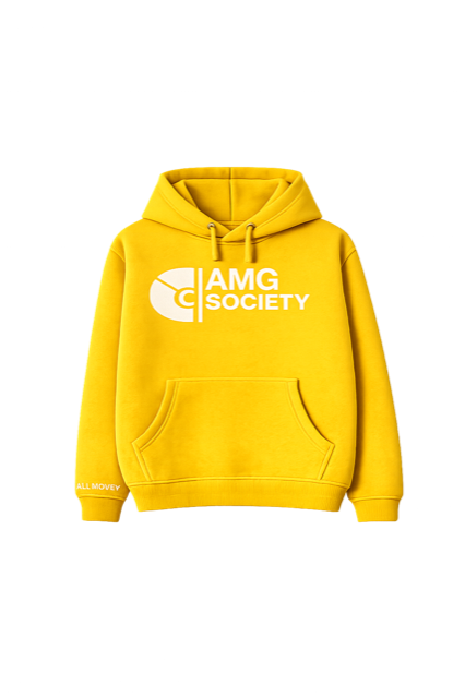 AMG Society Hoodie — Money Yellow