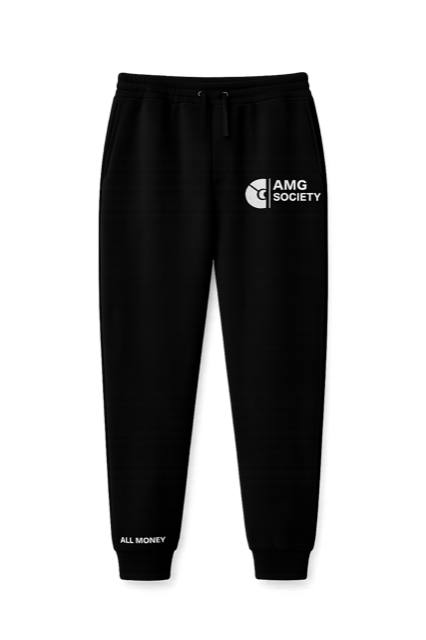 AMG Society Sweatpants — Onyx Black