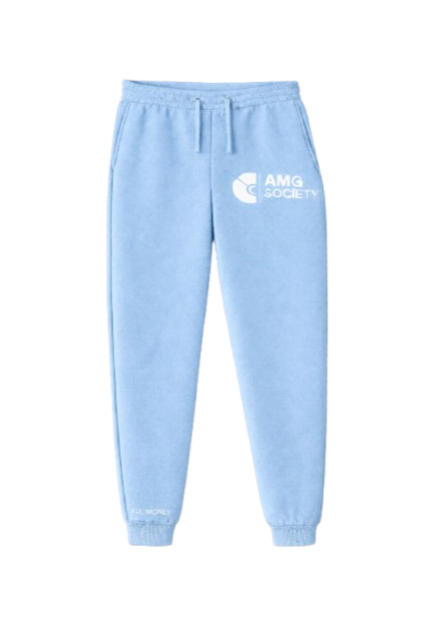 AMG Society Sweatpants — Carolina Blue