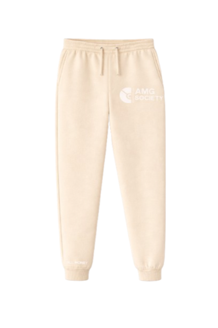 AMG Society Sweatpants — Cream