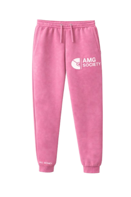 AMG Society Sweatpants — Dusty Rose