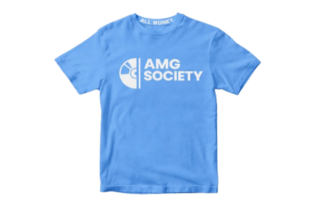 All Money Tee — Carolina Blue