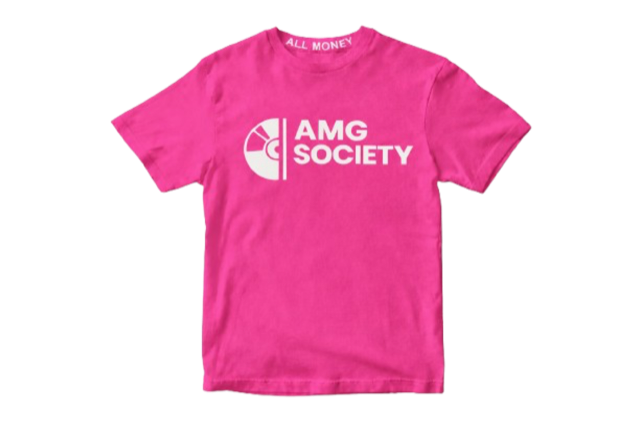 All Money Tee — Hot Pink